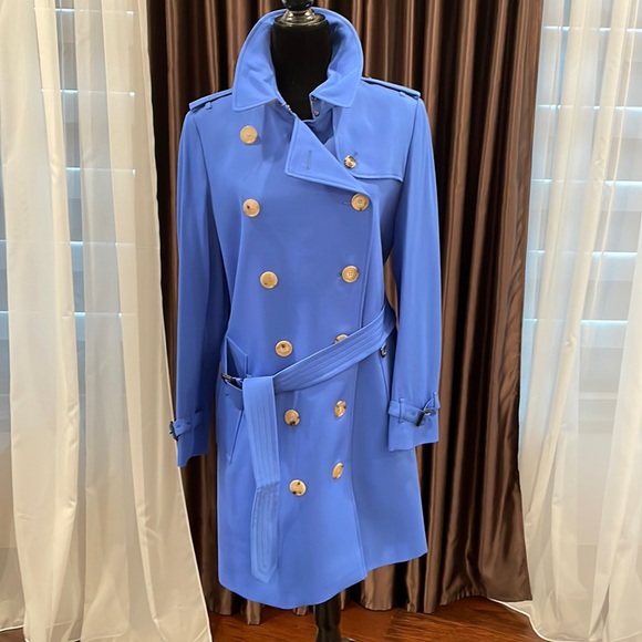 New! Burberry Sky Blue Trench Coat 🧥 - Picture 7 of 16